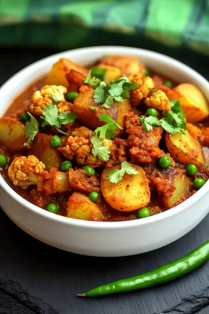 Aloo Gobi Matar Recipe