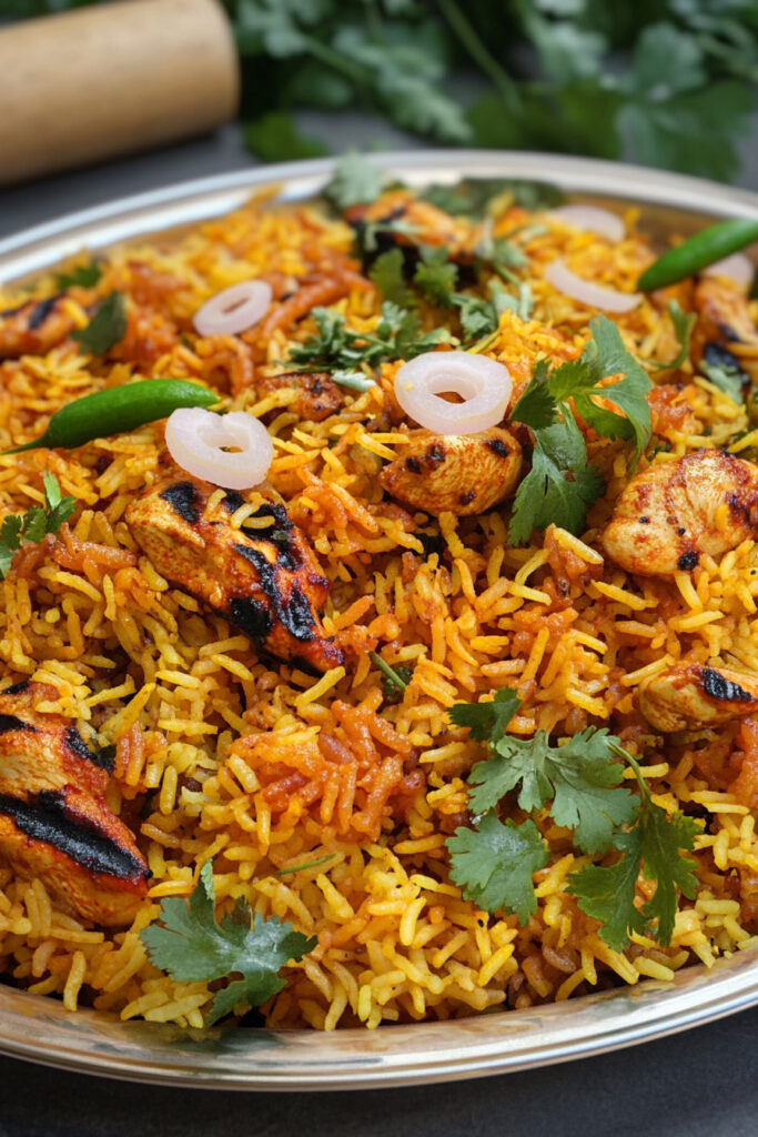 Cook the Chicken 65 Biryani