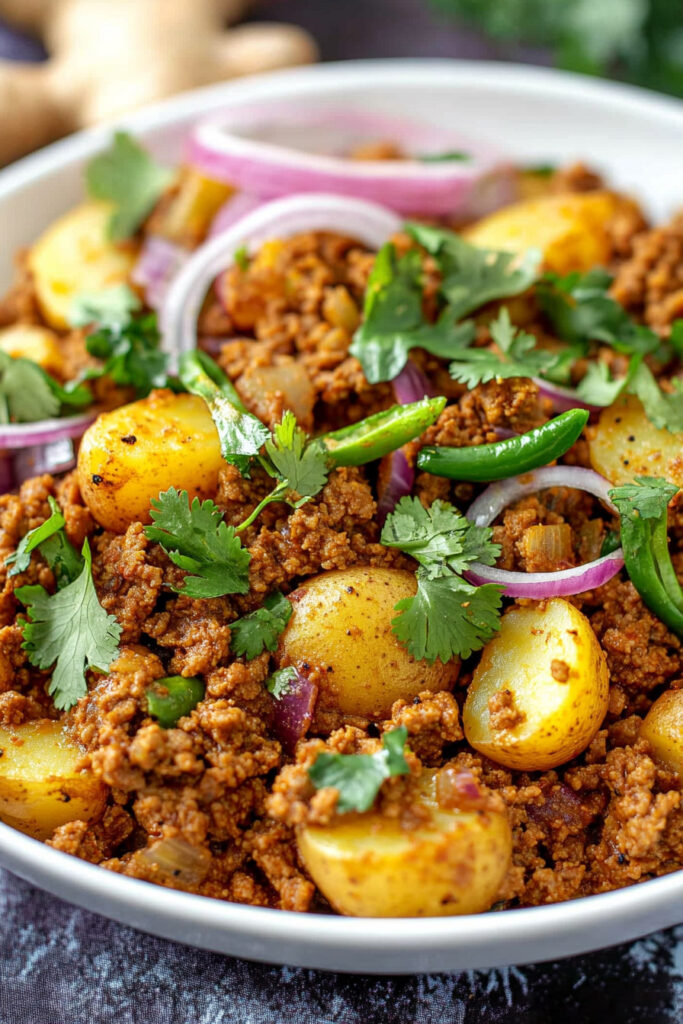 Cooking Guide Indian Keema Aloo