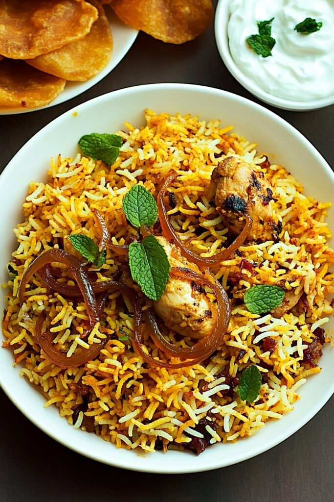 Customizations Hyderabadi chicken biryani