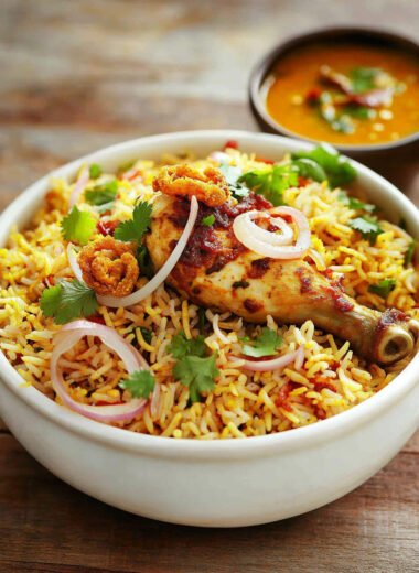 Gongura Chicken Biryani