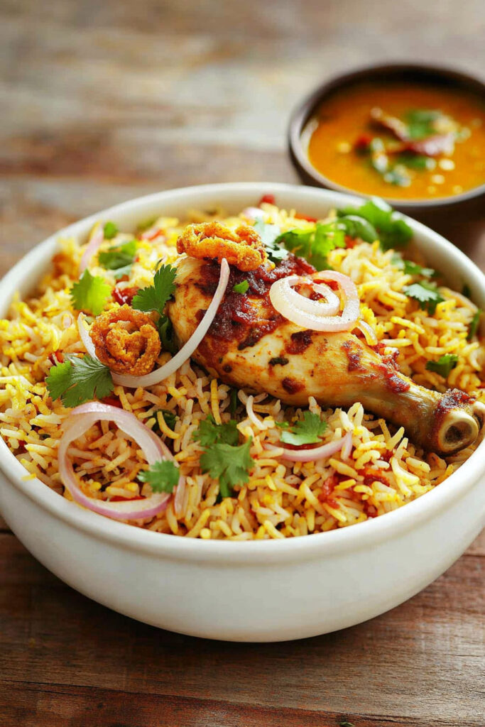 Gongura Chicken Biryani