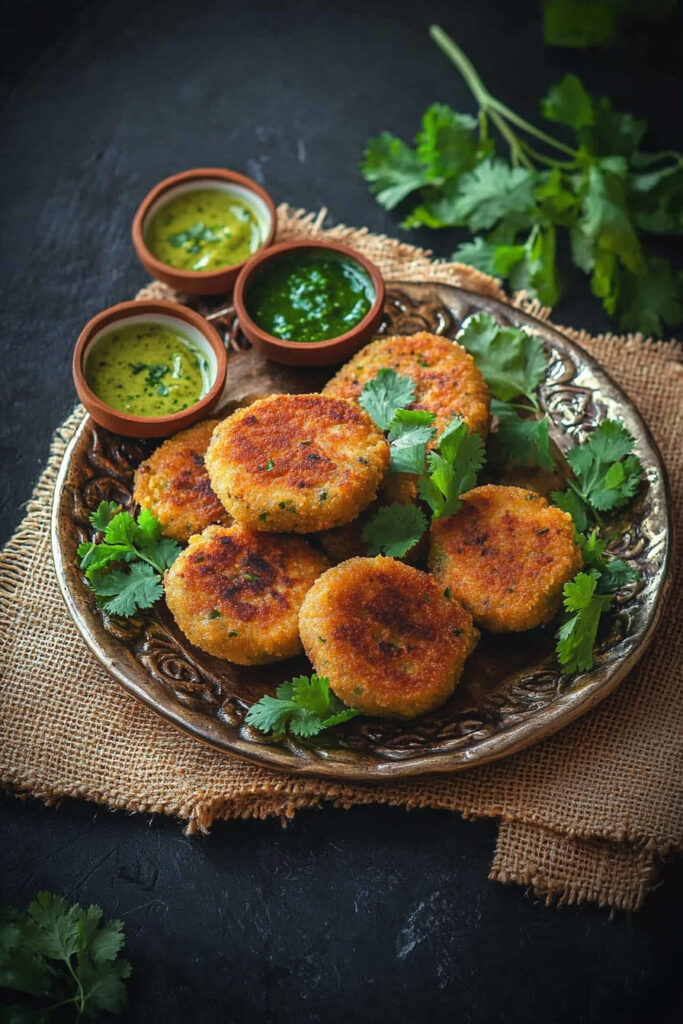 How to Serve Aloo Tikki