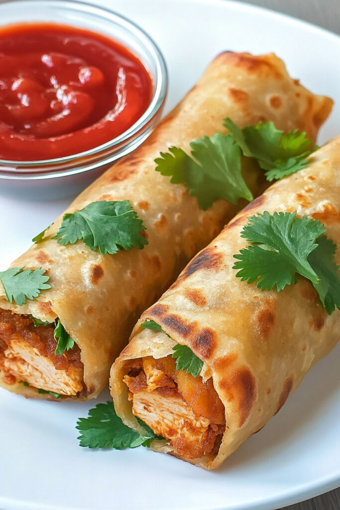 How to Serve Chicken Kathi Roll