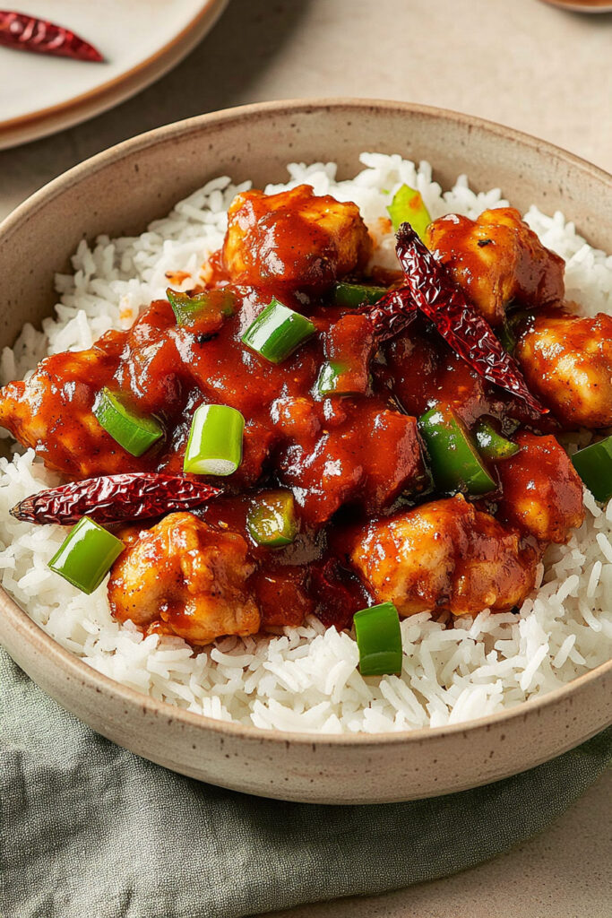 How to Serve Chilli Chicken