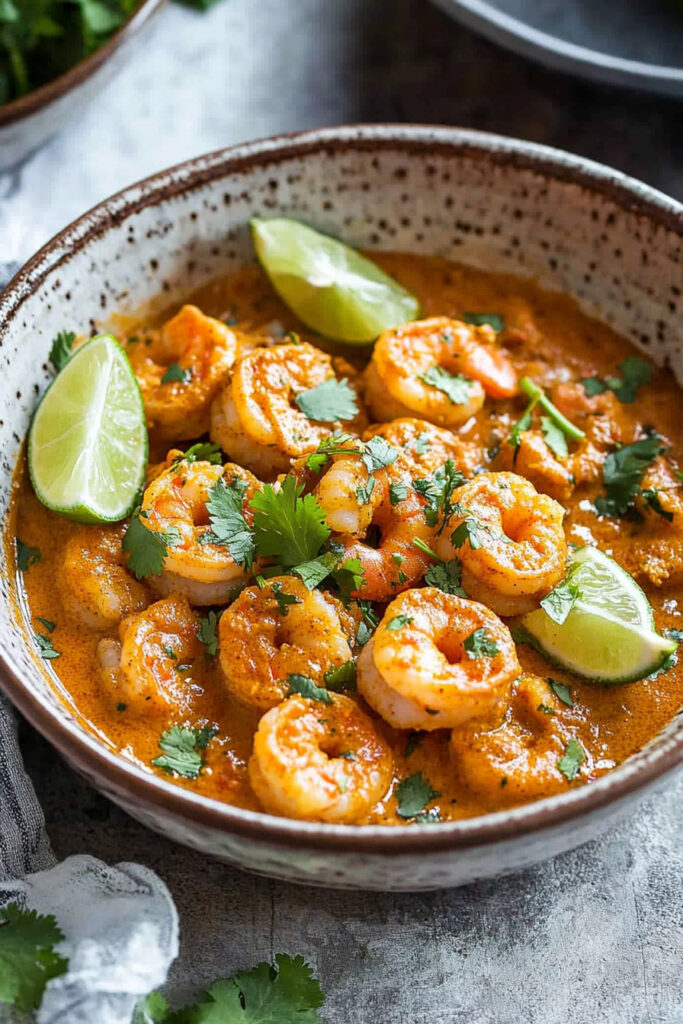 How to Serve Indian Coconut Shrimp Curry