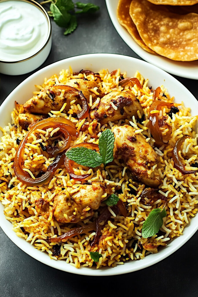 Hyderabadi Chicken Biryani