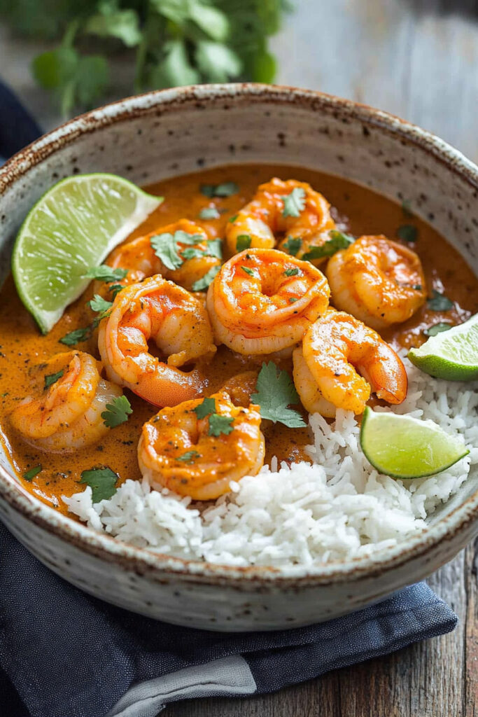 Indian Coconut Shrimp Curry