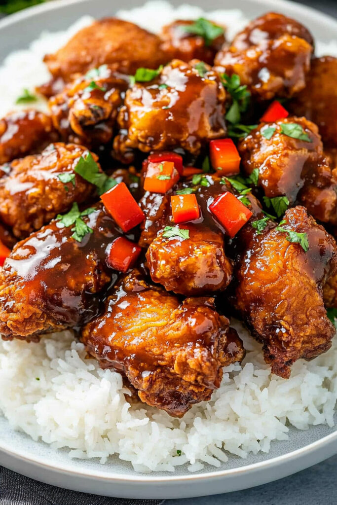 Serve Black Pepper Chicken