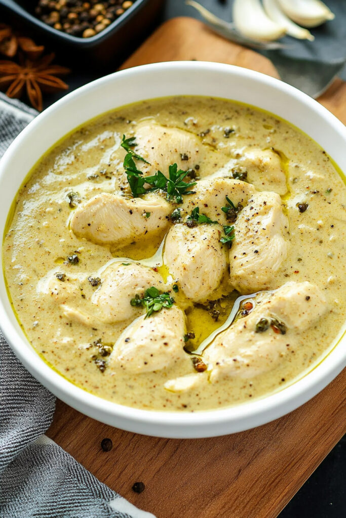 Serving Ideas Malai Chicken