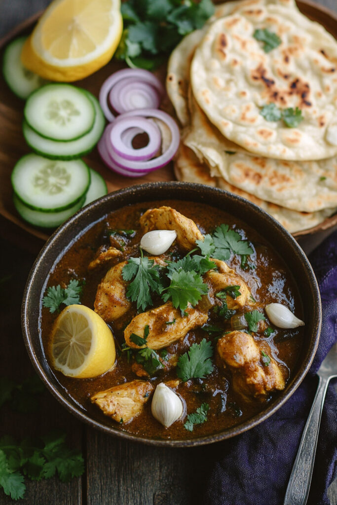 Serve Indian Garlic Chicken