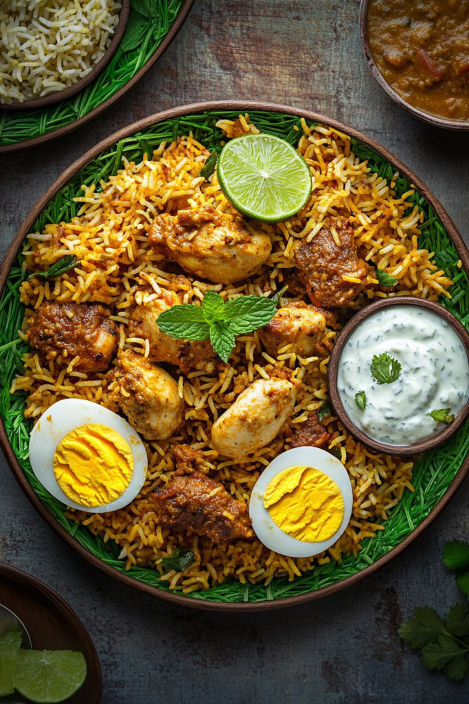 Serving Tips Donne Chicken Biryani