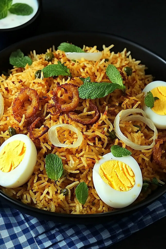 Instructions Egg Biryani