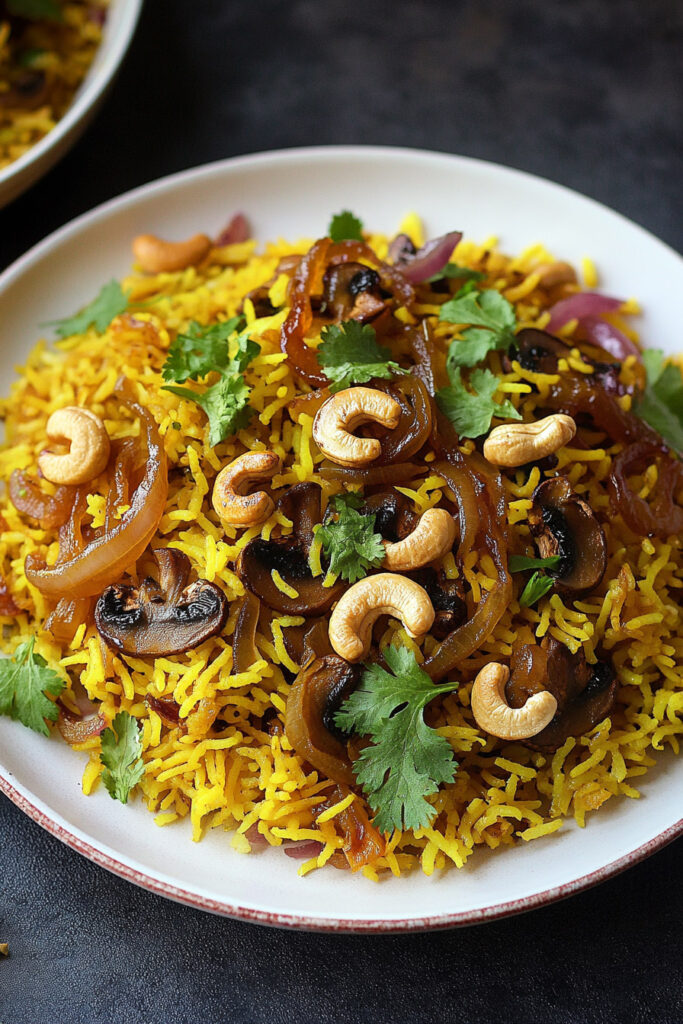 Mushroom Biryani